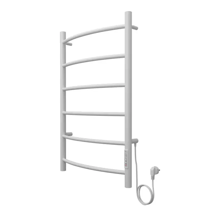 Полотенцесушитель электрический AZARIO VERONA 500/800 6 секций, диммер справа, белый (AZ04858W)