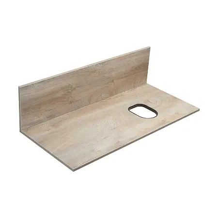Столешница под раковину Aquaton Мишель 100 с панелью, дуб Эндгрейн (1A277103MIX40)