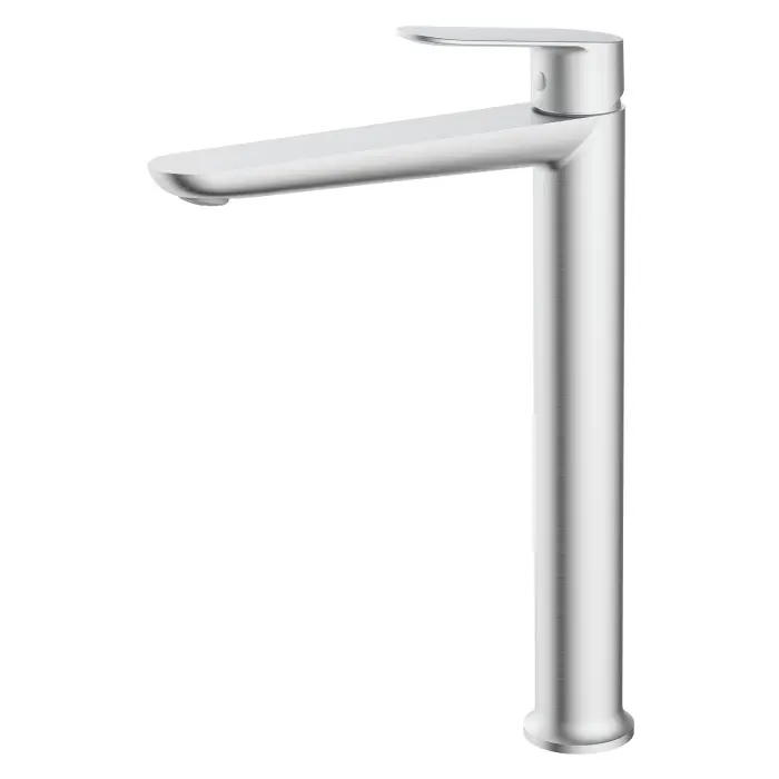 Смеситель для раковины-чаши Azario Alanti высокий, керамический картридж, сатин (AZ-K9032BN)