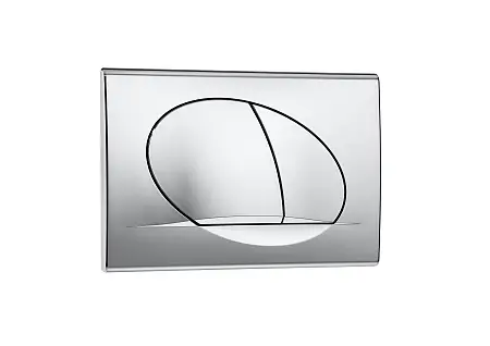 Кнопка смыва Roca ACTIVE PL 42B для ПЭК, хром глянец