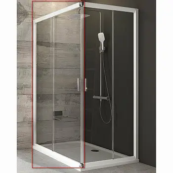 Душевая дверь Ravak Blix BLRV2К-100 раздвижная, стекло Transparent, профиль Белый (1XVA0100Z1)