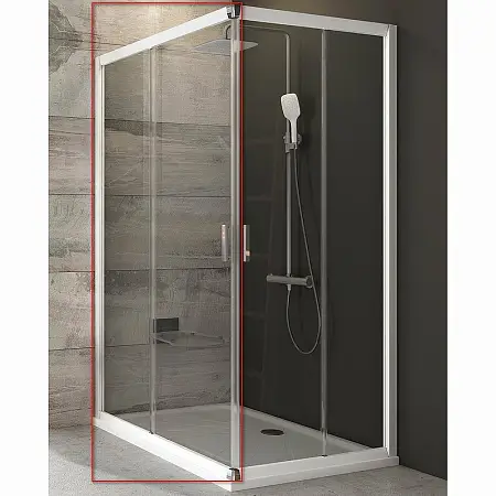 Душевая дверь Ravak Blix BLRV2К-100 раздвижная, стекло Transparent, профиль Белый (1XVA0100Z1)