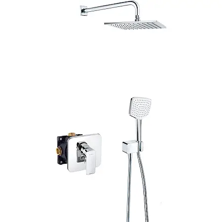 Душевая система Kludi Pure Style 7 в1 керамический картридж, хром (406300575)