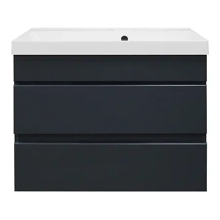 Комплект Azario Тумба Эстима 70/2 695х447х555 подвесная, с раковиной Астория 70, графит (CS00094588)