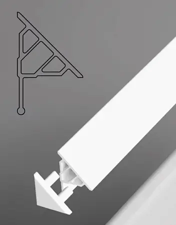 Заглушка декоративной планки Ravak 10  Белая (XB430001001)