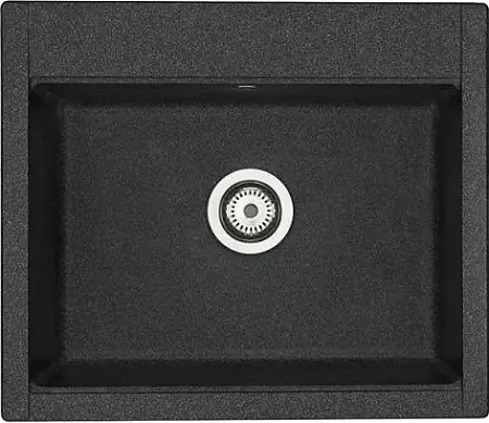Кухонная мойка AQUATON Делия 60, графит (1A715232LD210)