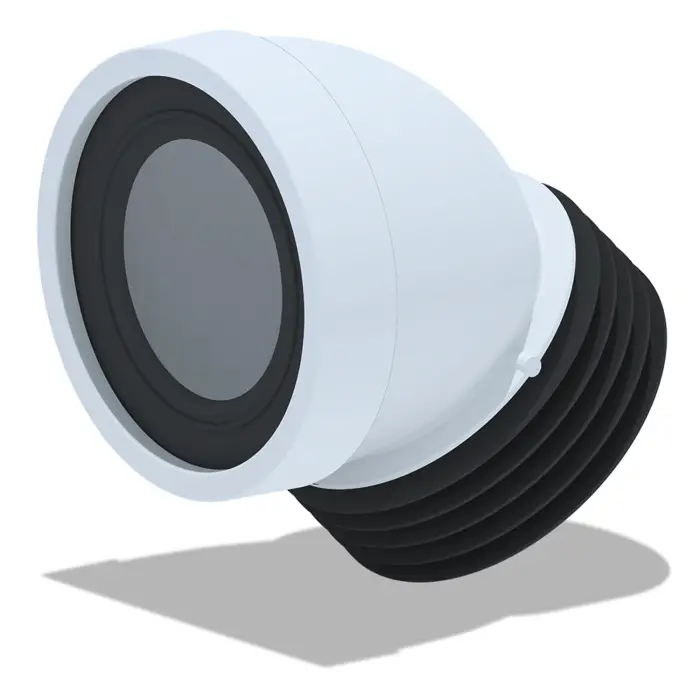 Труба фановая Ани Пласт 110*45° короткая (W4228)