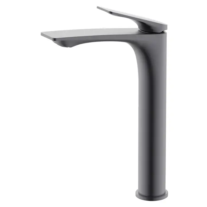 Cмеситель для раковины-чаши Azario Lursy высокий, керамический картридж, графит (AZ-K9049GR)