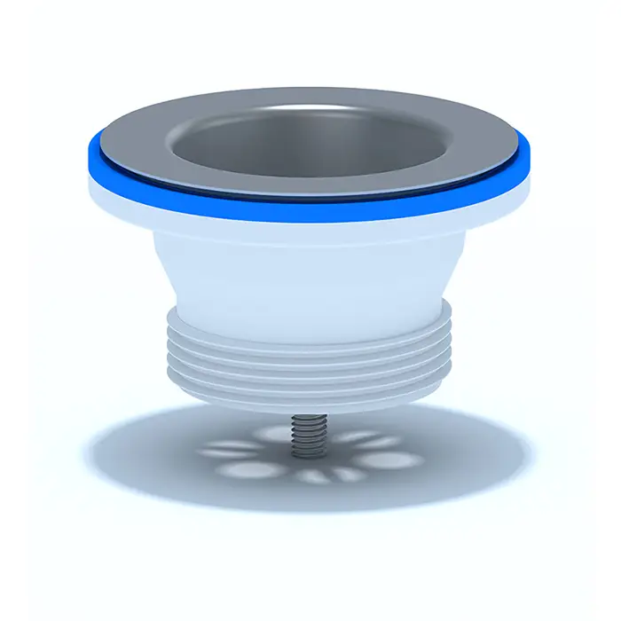 Выпуск Ани Пласт 1 1/2" с нержавеющей решеткой (M100)