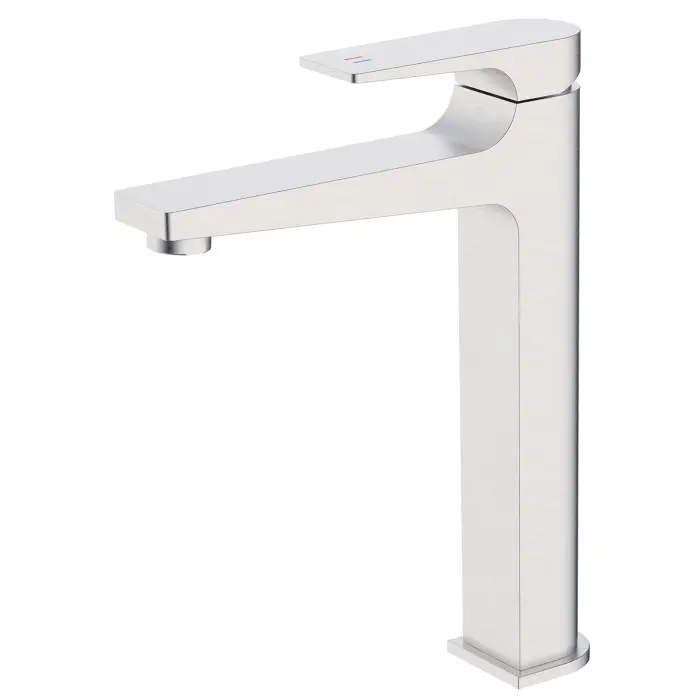 Смеситель для раковины-чаши Azario Arida высокий, керамический картридж, сатин (AZ-K9054BN)