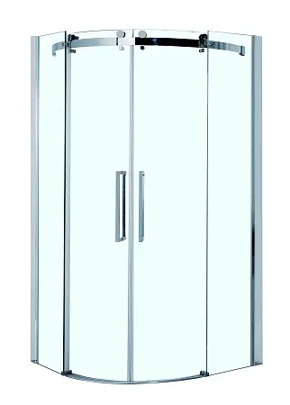 Душевое ограждение Azario OTTAWA 1000х1000х2000 без поддона, прозрачное стекло 8 мм, цвет профиля серебро (AZ-NKE2142 1000)