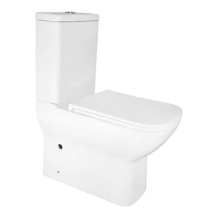 Унитаз-компакт Azario VARO 365х615х805 напольный, безободковый,с быстросъемным сиденьем Микролифт, дюропласт (AZ-2171-1)