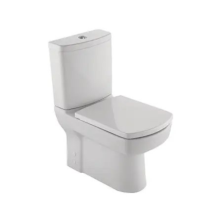 Унитаз-компакт KALE BASICS напольный, в комплекте с бачком, сиденьем микролифт и арматурой