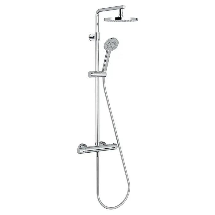 Душевая стойка Jacob Delafon Marcel термостат, хром (E25084-CP)