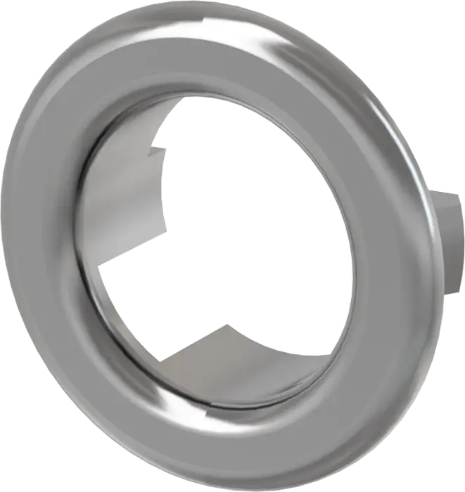 Обрамление перелива умывальника Alcadrain, хром (A22)