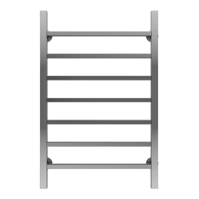 Полотенцесушитель водяной AZARIO ANCONA 500/800 квадрат, 7 секций, нижнее/диагональное подключение, 1/2", хром (AZ75558)