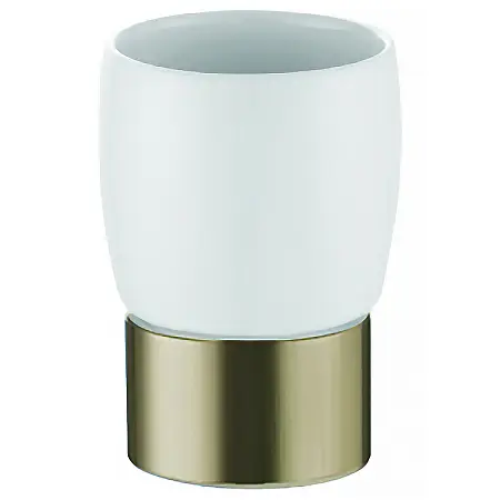 Стакан керамический Azario ELVIA  настольный, бронза (AZ-126-A)